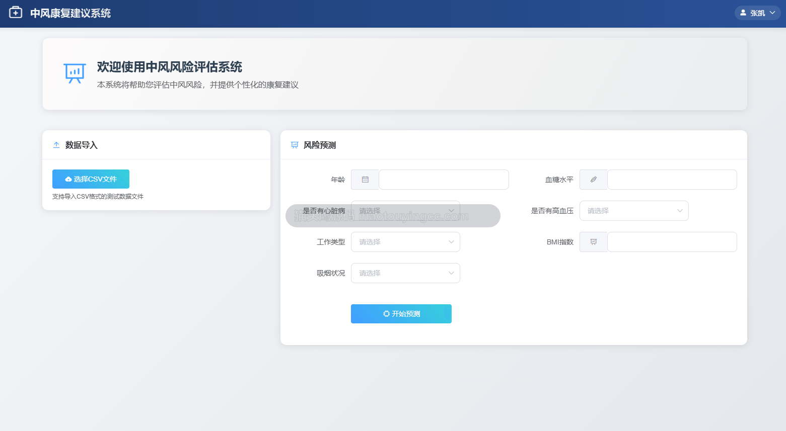 基于python+flask+vue的中风预测系统(前后端分离)封面