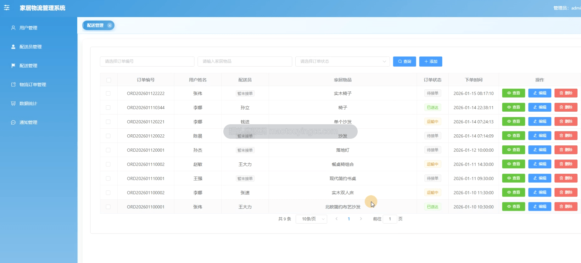 配送管理