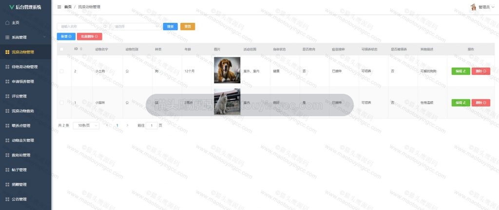 宠物管理