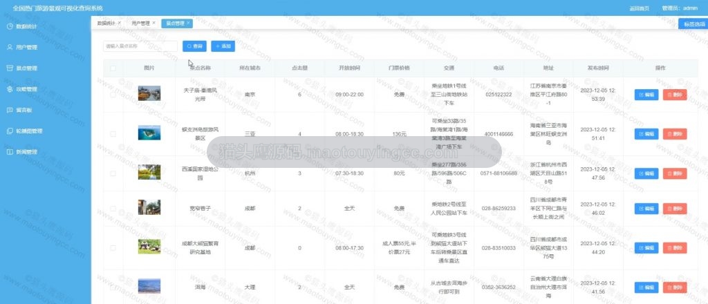 景点管理