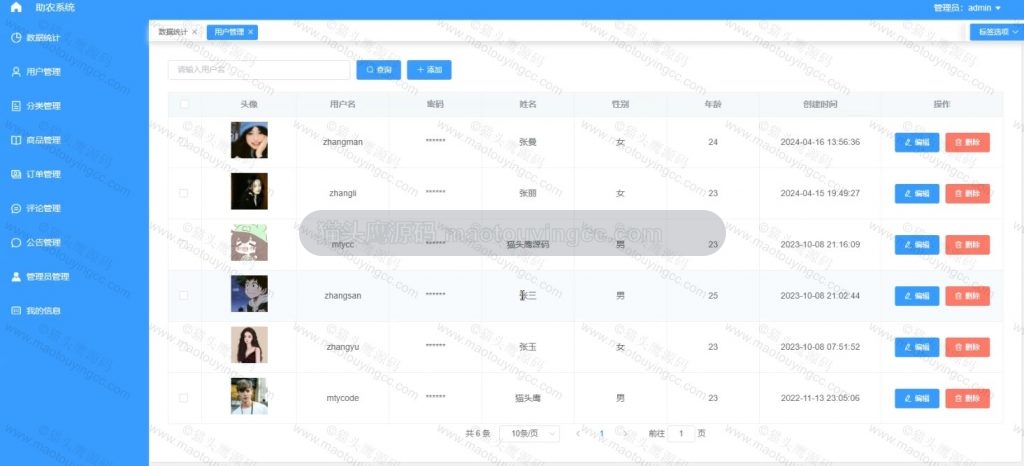 用户管理