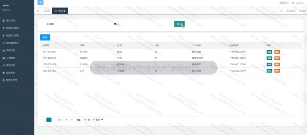 用户管理