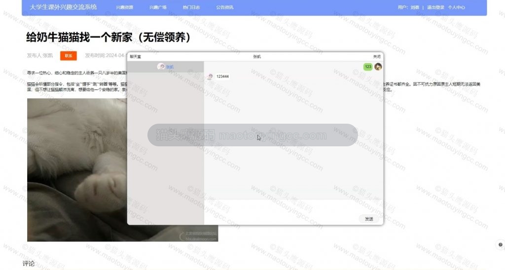 聊天