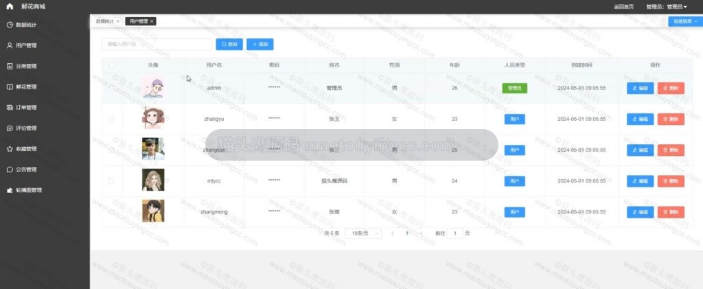 用户管理