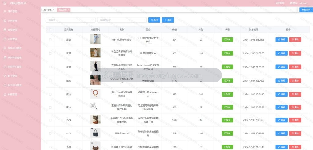 商品管理