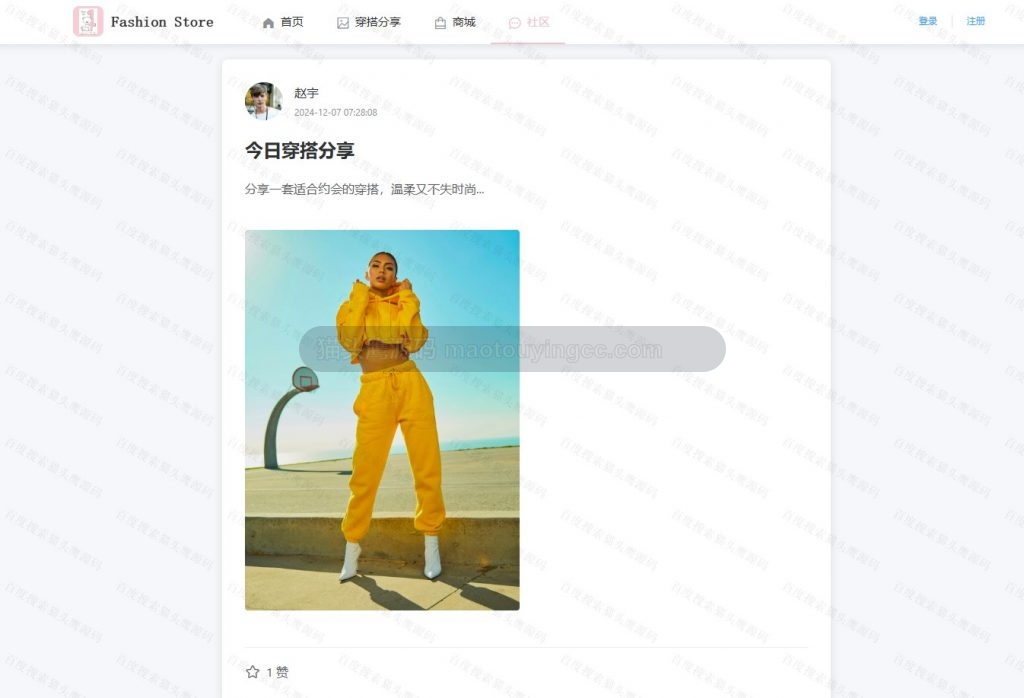 社区详情