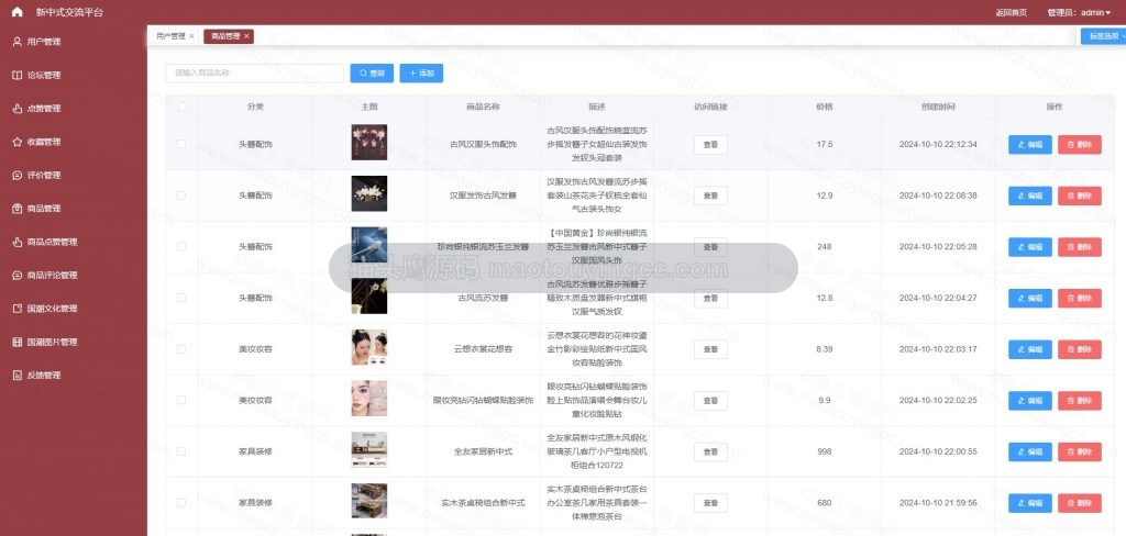商品管理