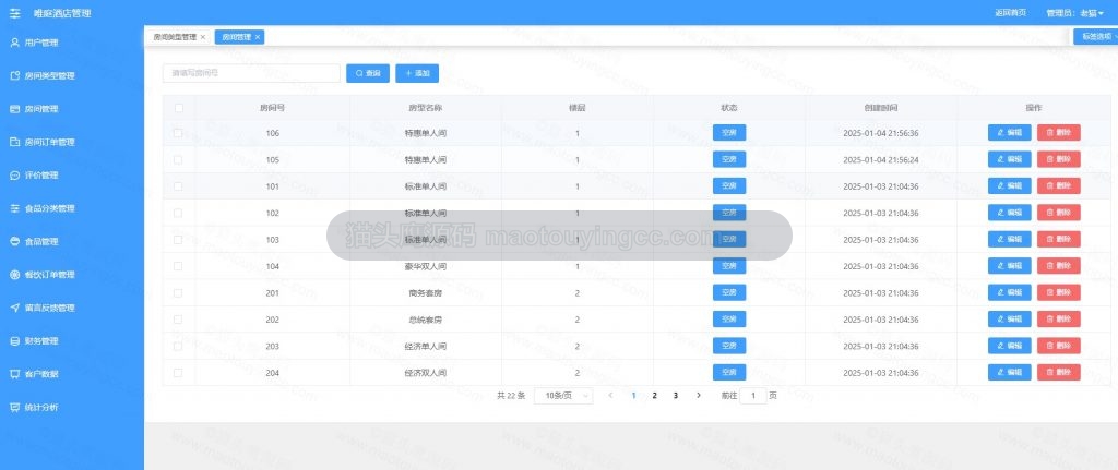 房间管理