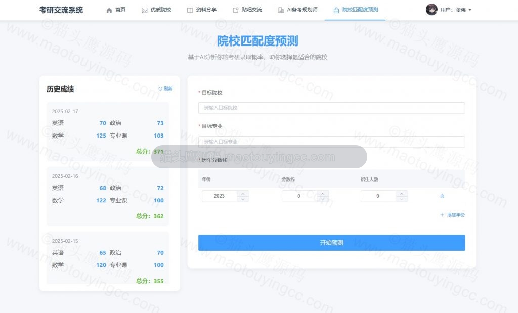 院校匹配度