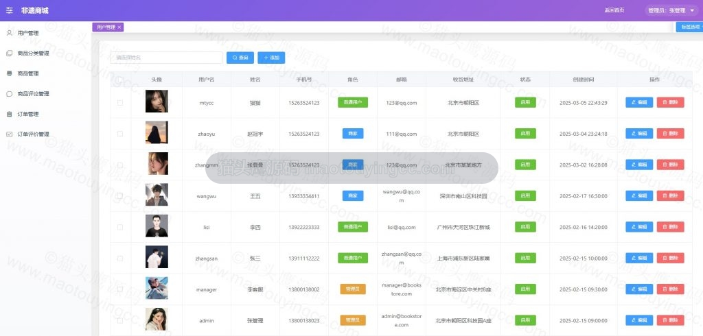用户管理