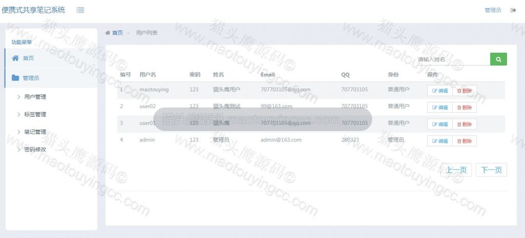 用户管理