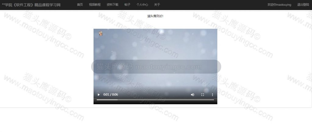 在线视频学习
