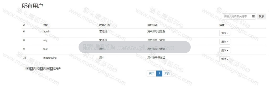 用户管理