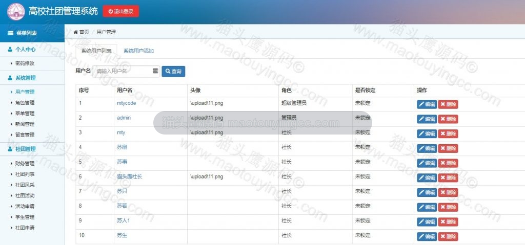 用户管理