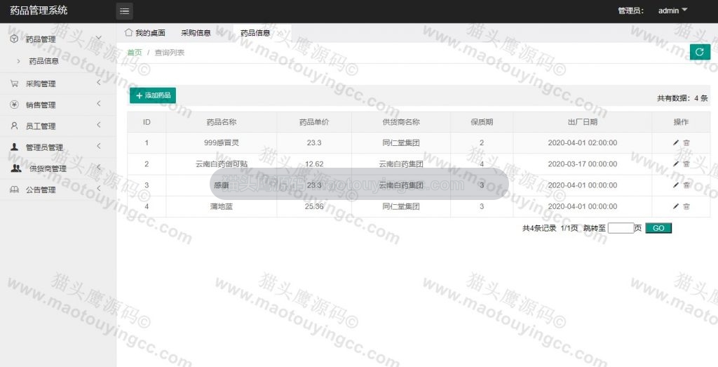 药品管理