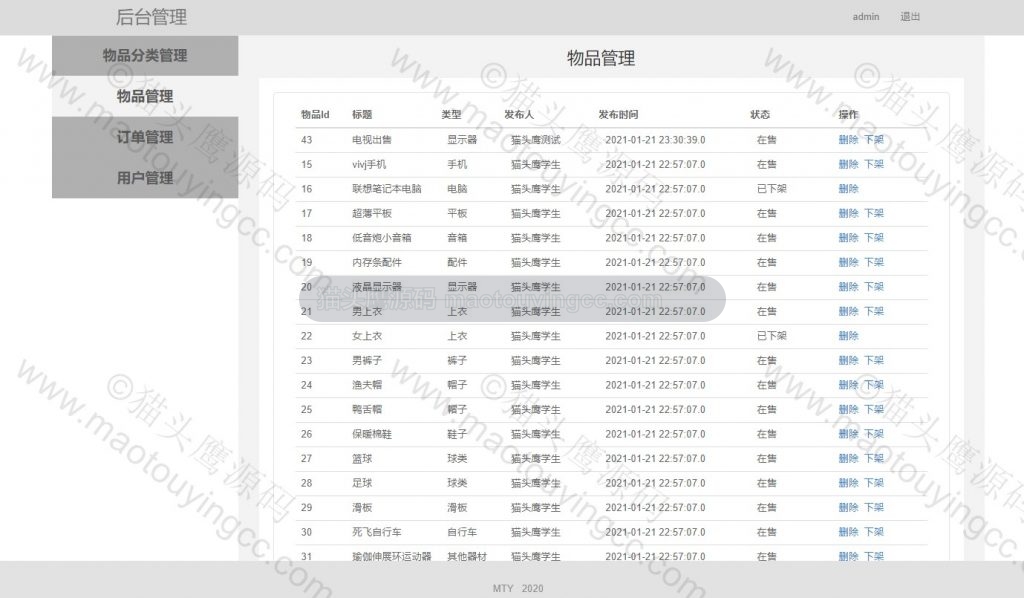 商品管理