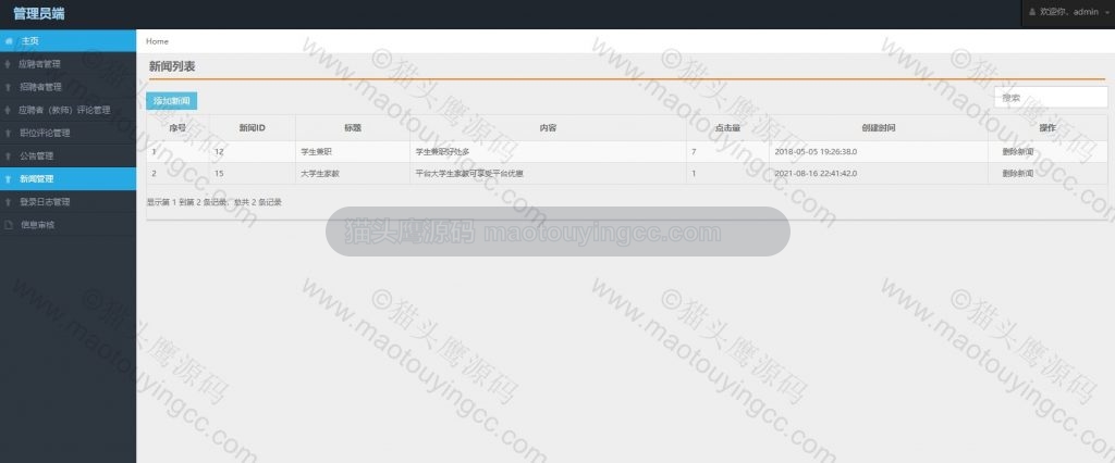 新闻管理