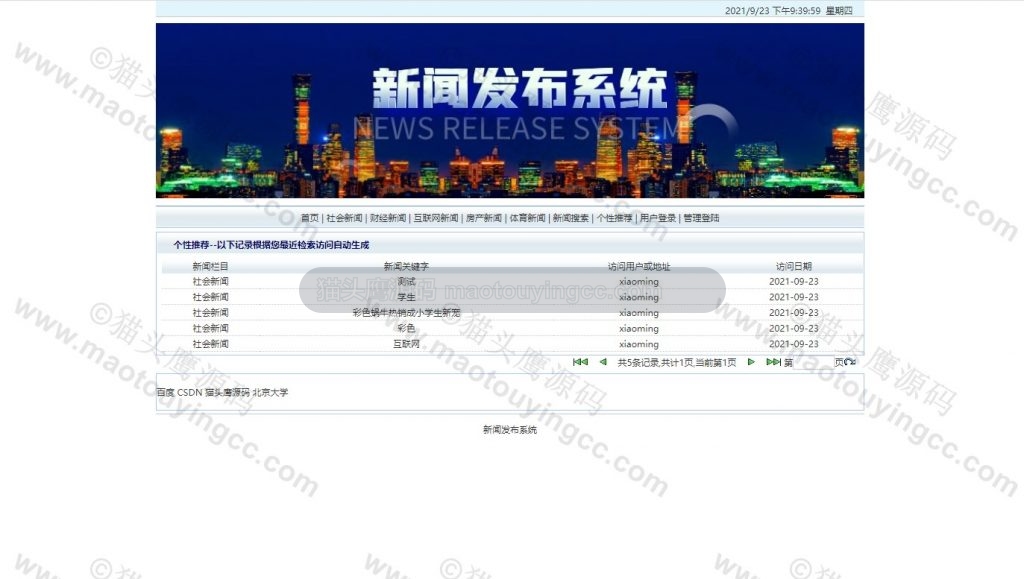 个性推荐