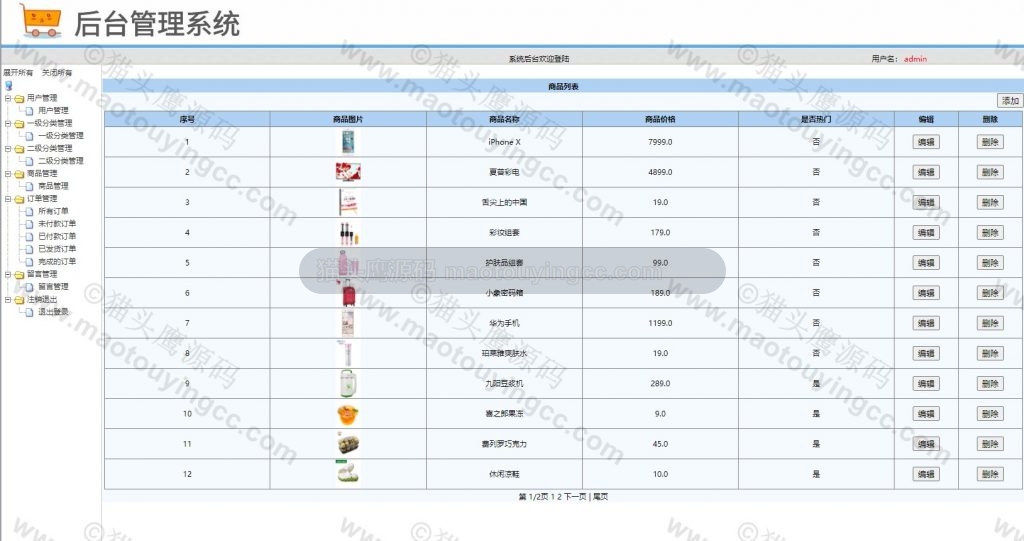商品管理
