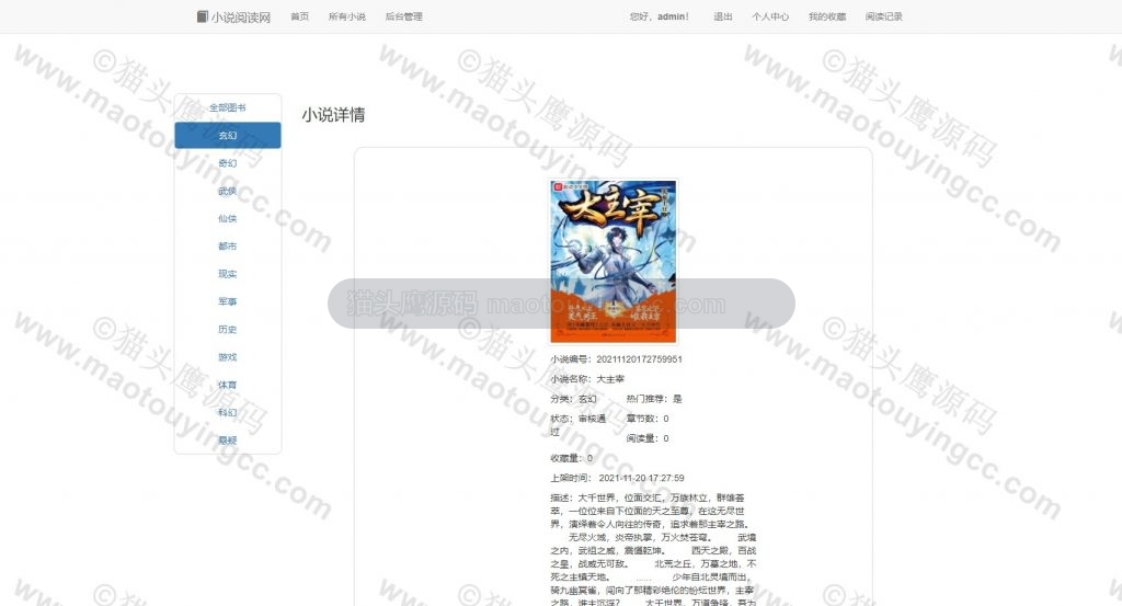 小说详情