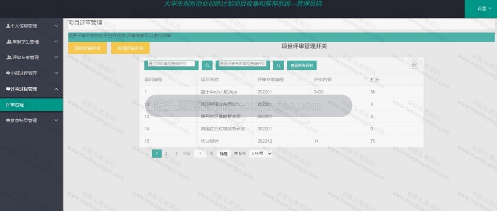 管理员- 评审过程