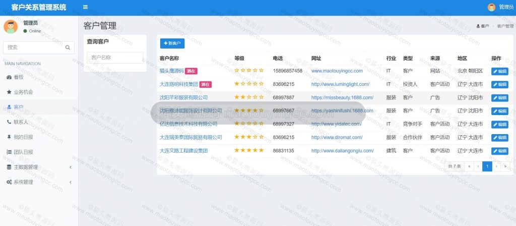客户信息