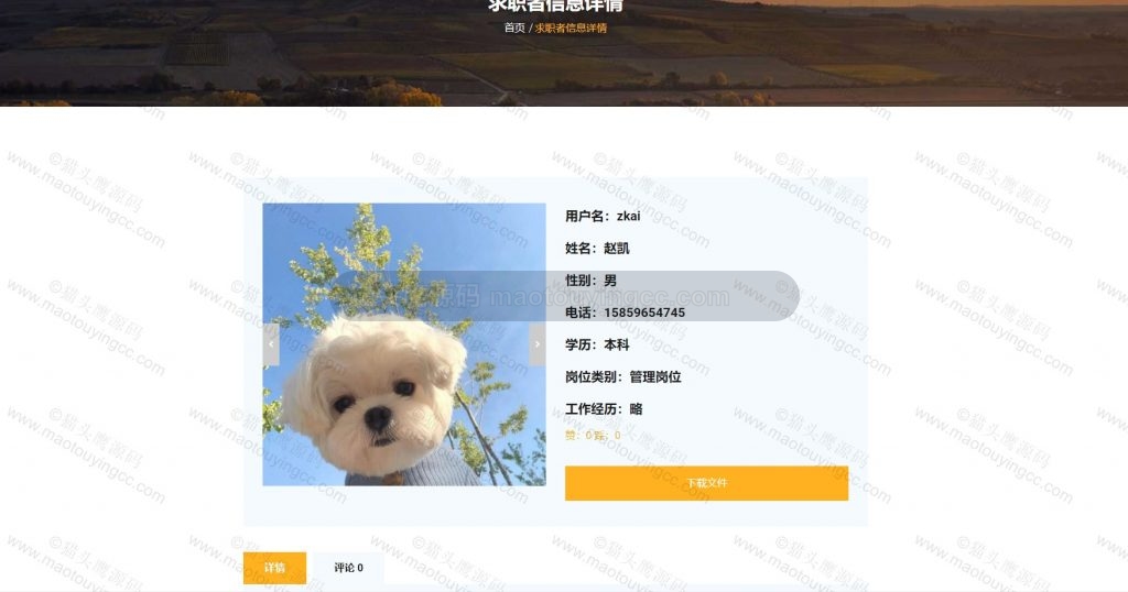 个人简介