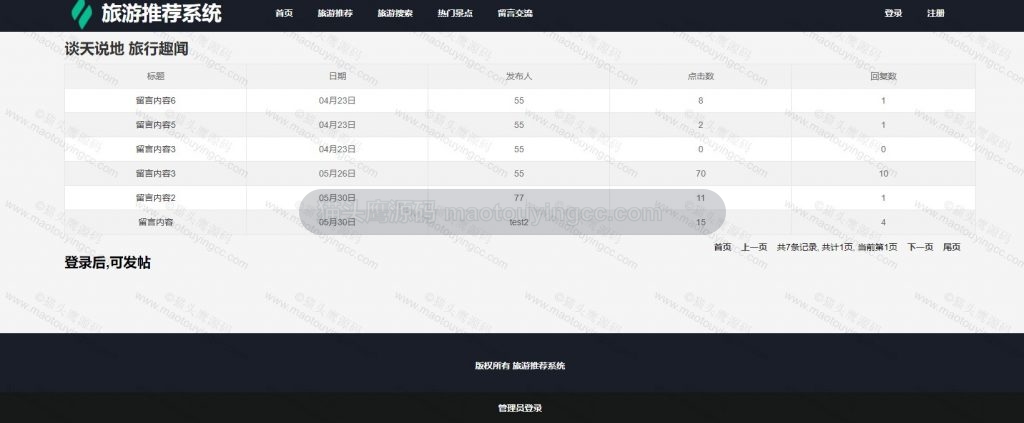 留言