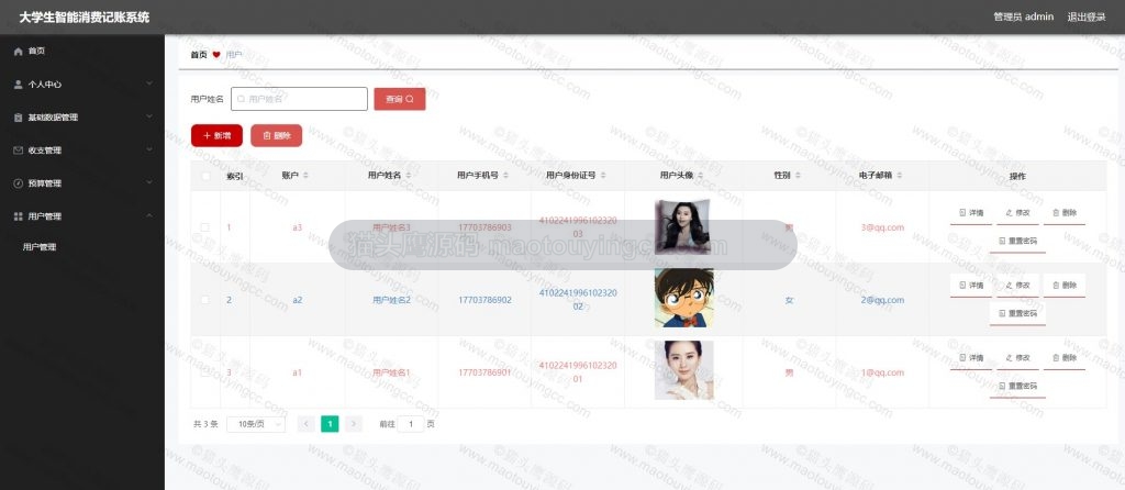 用户管理