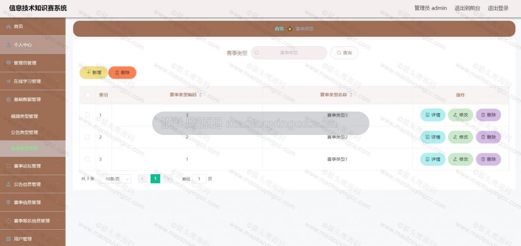 赛事类型管理
