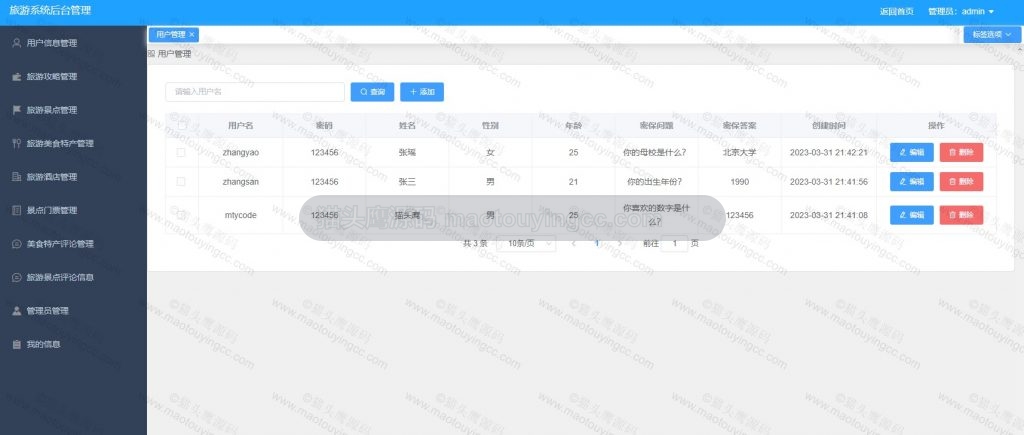 用户管理